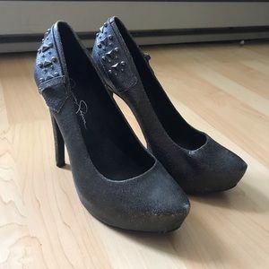 Jessica Simpson Metallic Pumps